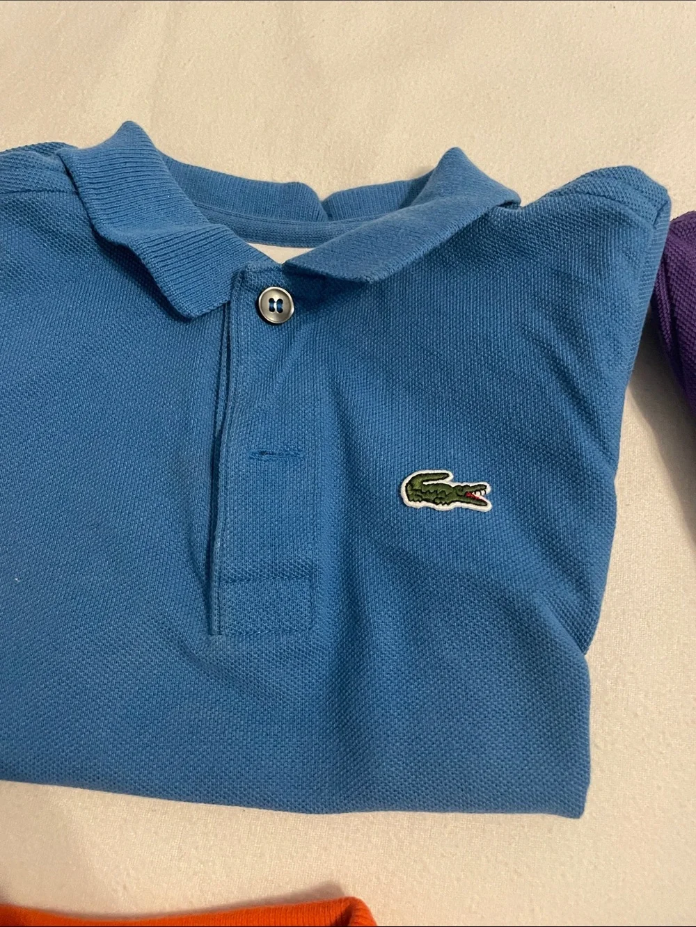 Lacoste collar wear
